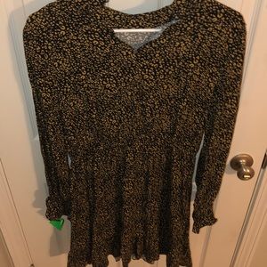 Cheetah print dress